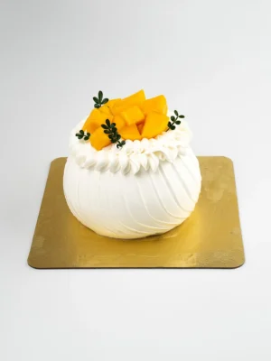 芒果柚子麻糬蛋糕