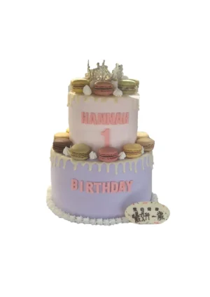 馬卡龍雙層蛋糕