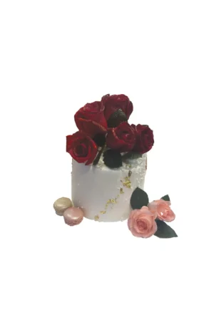 金箔玫瑰花蛋糕