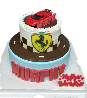 雙層跑車蛋糕