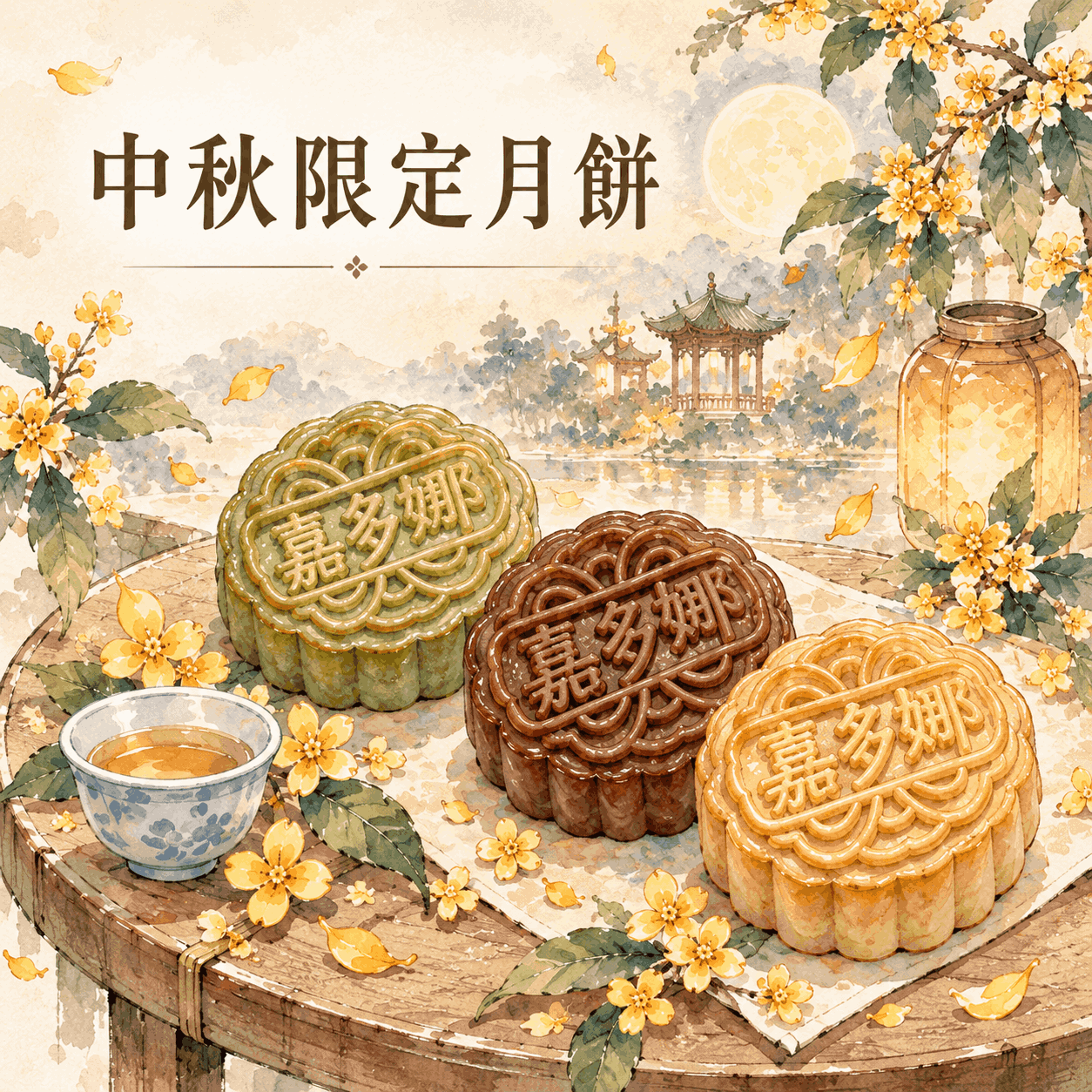 2026 嘉多娜中秋限定月餅，六款特色月餅網上預訂